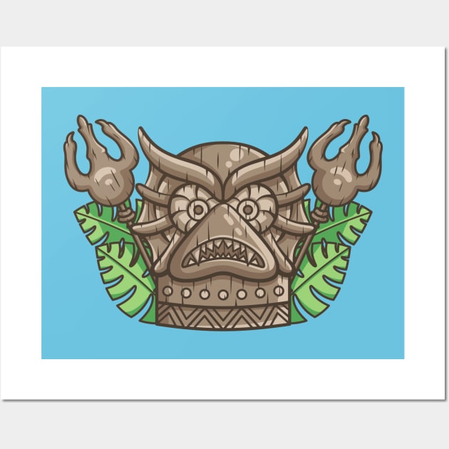 Mer-Man Tiki Wall Art by freeves